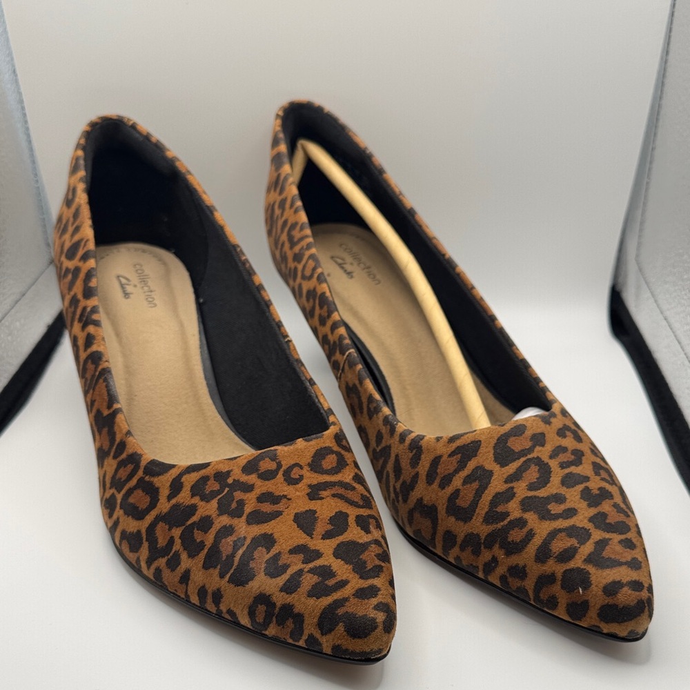 Collection by Clarks Leopard Print Women's heels